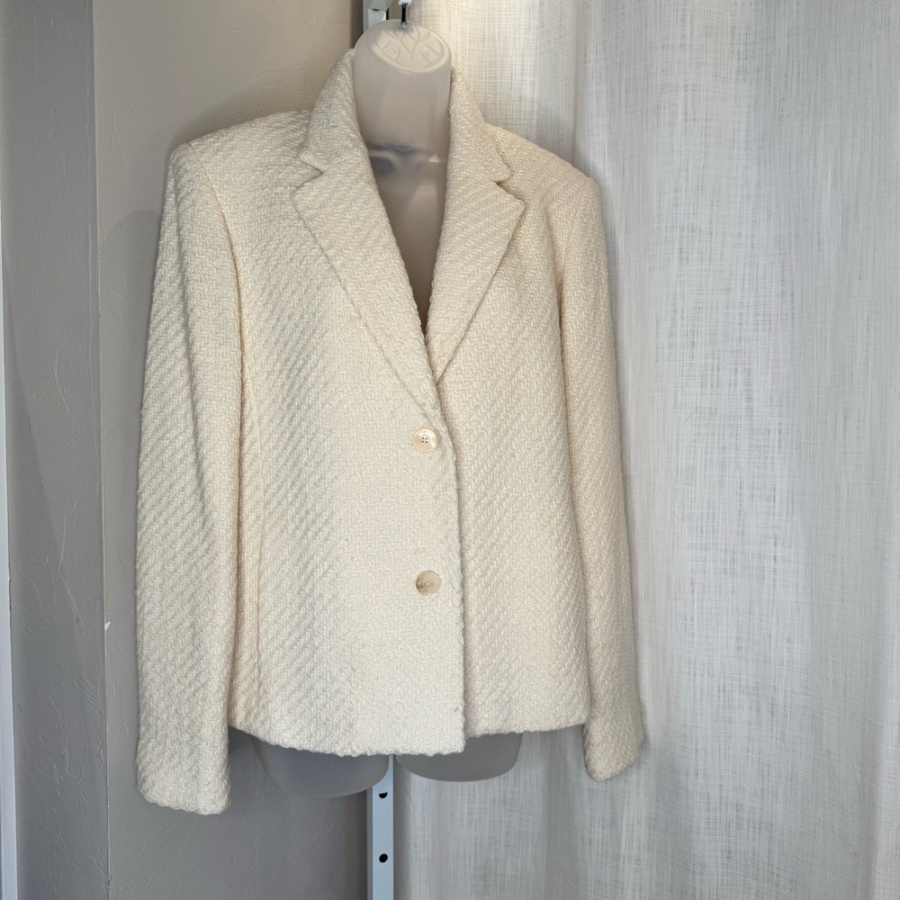 Jones New York | Blazer | Cream Tweed | 14